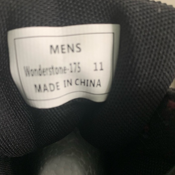 Mazino Wonderstone Sneakers Fashion Camo Sz 11 Mens High Top Burgundy 175 - Picture 15 of 15